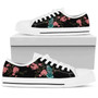 Chaussures basses avec fleurs de cerisier Sakura japonaises et oiseaux
