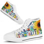 Hattieライセンスプレートハイトップシューズ