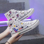 アニメ風バルカナイズドトレンドファッションハイトップシューズ