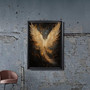 Handmade Angel Wings Wall Art On Canvas For Modern Living Room Decor - Thoughtful Acrylic Gifts