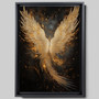 Handmade Angel Wings Wall Art On Canvas For Modern Living Room Decor - Thoughtful Acrylic Gifts