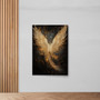 Handmade Angel Wings Wall Art On Canvas For Modern Living Room Decor - Thoughtful Acrylic Gifts
