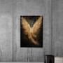 Handmade Angel Wings Wall Art On Canvas For Modern Living Room Decor - Thoughtful Acrylic Gifts