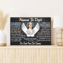 Personalized Angel Wings Wall Art: Memorial Canvas For Loss, Sympathy Gift, Custom Photo & Text, Spanish/English