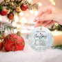 Personalized Baby First Christmas Ornament 2025 For Nursery - Cute Ceramic Keepsake For Baby's 1st Xmas