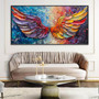 Colorful Angel Wings Wall Art Canvas For Living Room
