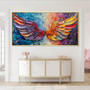 Colorful Angel Wings Wall Art Canvas For Living Room