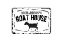 Personalized Metal Goat House Sign With Custom Name For Farm Barn - Indoor Outdoor Home Decor