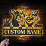 Personalized Metal Goat Signs - Rustic Farmhouse Livestock Wall Art For Barn Decoration, Xmas & Birthday