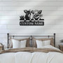 Personalized Metal Goat Signs - Rustic Farmhouse Livestock Wall Art For Barn Decoration, Xmas & Birthday