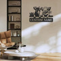 Personalized Metal Goat Signs - Rustic Farmhouse Livestock Wall Art For Barn Decoration, Xmas & Birthday