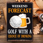 Funny Golfing Life Metal Sign For Man Cave Vintage Sports Decor