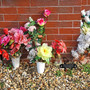 Touching Grandma Memorial Gifts - Waterproof Metal Stake For Cemetery Plaques And Graveyard Decorations