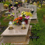 Touching Grandma Memorial Gifts - Waterproof Metal Stake For Cemetery Plaques And Graveyard Decorations