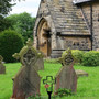 Thoughtful Grandma Memorial Metal Cross Stake For Outdoor Garden - Cherished Easter Decoration