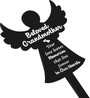 Thoughtful Grandma Memorial Gifts - Waterproof Angel Plaque For Outdoor Garden Decorations