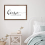Farmhouse Christian Canvas - 'Home Is Where Mom Is' Wall Art For Kitchen And Living Room Decor