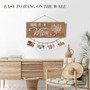 Home Is Where Mom Is Wall Art - Personalized Wood Sign For Mom's Birthday Or Mother's Day Gift From Daughter, Son, Kids