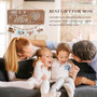 Home Is Where Mom Is Wall Art - Personalized Wood Sign For Mom's Birthday Or Mother's Day Gift From Daughter, Son, Kids