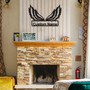 Custom Name Angel Wings Metal Wall Decor - Thoughtful House Gift For Living Room