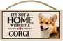 Heartfelt Corgi Pet Memorial Wooden Sign For Dog Lovers
