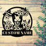 Heartfelt Custom Goat Metal Sign For Rustic Farm Decor Enthusiasts - Personalized Name To Add Charm To Any Room Or Man Cave