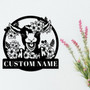 Heartfelt Custom Goat Metal Sign For Rustic Farm Decor Enthusiasts - Personalized Name To Add Charm To Any Room Or Man Cave