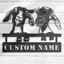Heartfelt Personalized Metal Goat Signs For Farmhouse DéCor - Perfect For Goat Lovers & Farmers