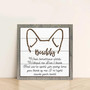 Personalized Pet Memorial Wooden Sign For Indoor - Rustic Style