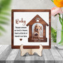 Personalized Dog Memorial Wooden Sign - Heartfelt Custom Pet Loss Gift, Sympathy Keepsake For Home
