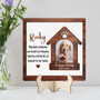Personalized Dog Memorial Wooden Sign - Heartfelt Custom Pet Loss Gift, Sympathy Keepsake For Home