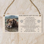 Heartfelt Pet Memorial Wooden Sign For Dog Cat Lovers – Personalized Bereavement Plaque For Living Room