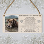 Heartfelt Pet Memorial Wooden Sign For Dog Cat Lovers – Personalized Bereavement Plaque For Living Room