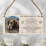 Heartfelt Pet Memorial Wooden Sign For Dog Cat Lovers – Personalized Bereavement Plaque For Living Room
