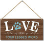 Pet Memorial Wooden Sign For Dog Lovers - Rustic Hanging Decor For Porch, Farmhouse, Garden, Entryway