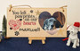 Personalized Pet Memorial Wooden Sign With Pawprints – Heartfelt Home Decor For Pet Lovers