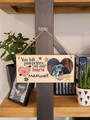 Personalized Pet Memorial Wooden Sign With Pawprints – Heartfelt Home Decor For Pet Lovers