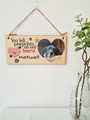 Personalized Pet Memorial Wooden Sign With Pawprints – Heartfelt Home Decor For Pet Lovers
