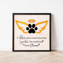 Heartfelt Pet Memorial Wooden Signs For Dog Loss Sympathy - Personalized Wood Plaques