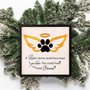 Heartfelt Pet Memorial Wooden Signs For Dog Loss Sympathy - Personalized Wood Plaques