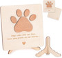 Heartfelt Pet Memorial Wooden Signs For Dog Loss - Sympathy And Remembrance Gift For Pet Owners