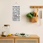Heartfelt Family Rules Wood Sign For Living Room - Rustic Love Home Decoration