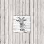Rustic Wood Goat Sign With Ropes For Farmhouse And Barn DéCor - Classic Farm Animal Design For Ranch Or Chicken Coop