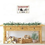 Vintage Santa's Sleigh Wall Art - Retro Metal Sign For Christmas, Front Door, Home Coffee Bar DéCor
