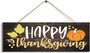 Farmhouse Thanksgiving Wall Art And Decor For Friends - Wood Sign For Indoor Home & Kitchen