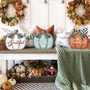 Thanksgiving Wall Art And Decor - Farmhouse Wooden Pumpkin Signs For Living Room And Dining Table