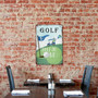 Hole In One Golf Metal Tin Sign For Man Cave Or Bar - Retro Decor Gift For Golf Lovers