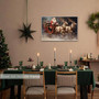 Vintage Santa's Sleigh Canvas For Living Room Christmas Farmhouse Decor