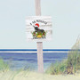 Retro Wooden Goat Sign With Red Hat And Mistletoe For Farmhouse Christmas Wall Decor - Entryway And Porch Plaque
