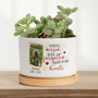Personalized Pet Memorial Plant Pot - Custom Dog Photo & Name Planter, Perfect Sympathy Gift For Dog Lovers' Home Or Office Decor
